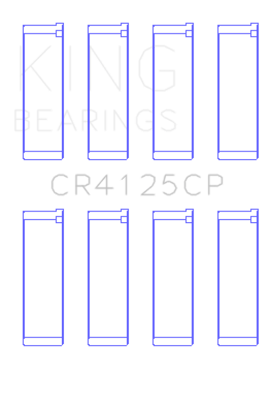 King Engine Bearings Subaru Ej20/Ej22/Ej25 (Incl. Turbo) (Size +0.25mm) Connecting Rod Bearing Set - My Store