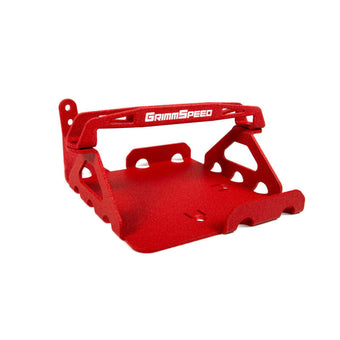 compare product GrimmSpeed 08-14 Subaru WRX STI Lightweight Battery Mount Kit - Red