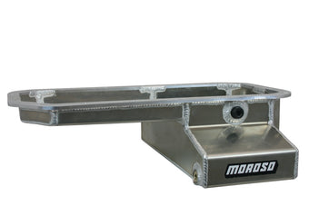 compare product Moroso Toyota 2RZFE/3RZFE Kicked Out Wet Sump 5qt 5.5in Aluminum Oil Pan