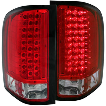 compare product ANZO 2007-2013 Chevrolet Silverado 1500 LED Taillights Red/Clear