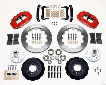 compare product Wilwood Narrow Superlite 6R Front Hub Kit 12.88in Red 79-81 Camaro