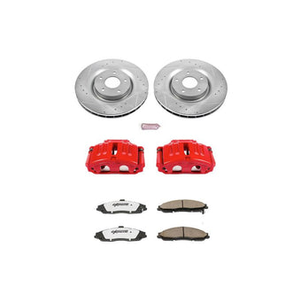compare product Power Stop 05-13 Chevrolet Corvette Front Z26 Street Warrior Brake Kit w/Calipers