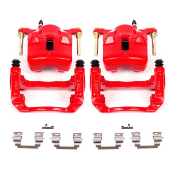 compare product Power Stop 03-08 Pontiac Vibe Front Red Calipers w/Brackets - Pair