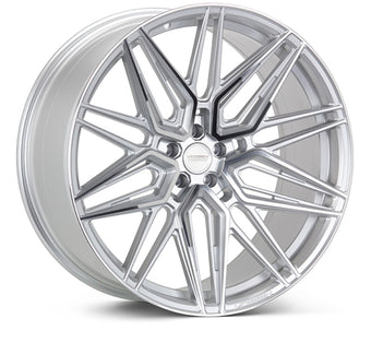 compare product Vossen HF-7 20X10.5 / 5X112 / ET25 / Deep Face / 66.5 - Silver Polished Wheel