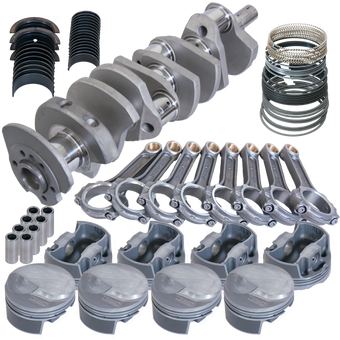 compare product Eagle Chevy 454 4.250in Crank 6.385in I-Beam Rods 18cc Dome 4.280in Pistons Rotating Assembly