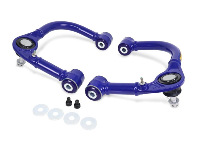 Superpro 05 - 23 Toyota Tacoma 4WD Front Upper Fixed Offset Control Arm Set - My Store