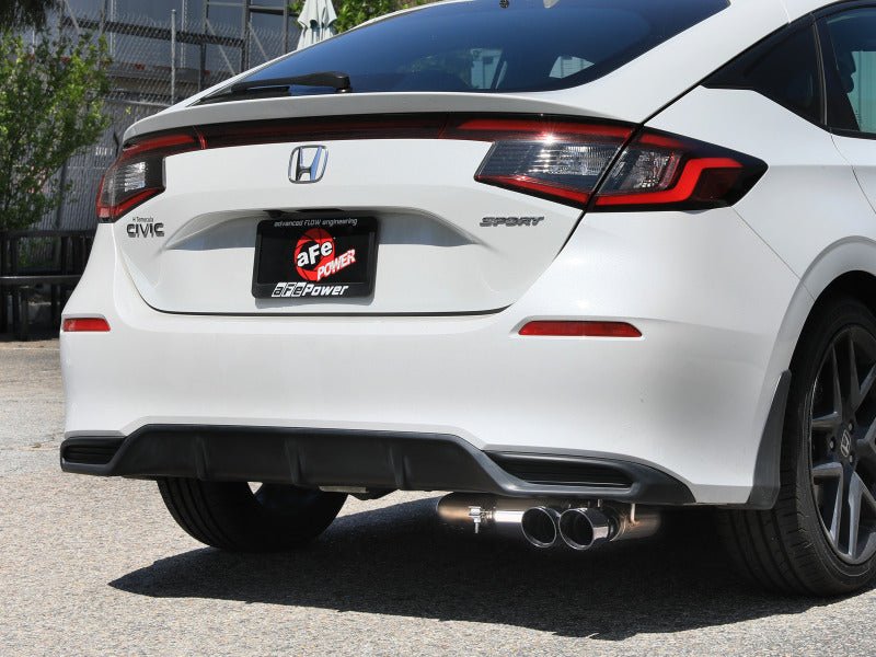 aFe POWER Takeda 2.5in 304 SS Cat - Back Exhaust w/ Polished Tips 22 - 25 Honda Civic L4 - 2.0L - My Store