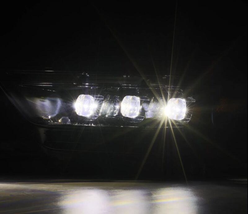AlphaRex 15 - 17 Ford Mustang NOVA LED Proj Headlights Alpha Black w/Activ Light/Seq Signal/Switch DRL - My Store