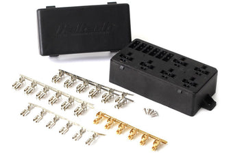 compare product Haltech 6 Circuit Haltech Fuse Box w/Lid/Pins