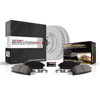 Power Stop 98 - 02 Mitsubishi Mirage Front Z17 Evolution Geomet Coated Brake Kit - My Store