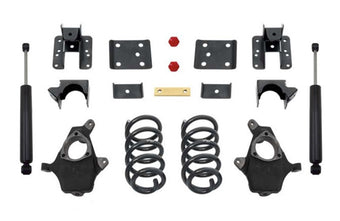 compare product MaxTrac 14-16 GM C/K1500 2WD/4WD Single Cab w/Cast Steel Susp. 3in/5in Lowering Kit