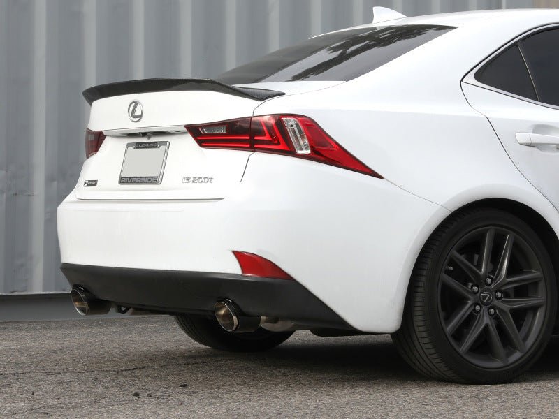 aFe POWER Takeda 16 - 17 Lexus IS200t L4 - 2.0L (t) 2.5in - 3in 304 SS CB Exhaust - Carbon Fiber - My Store