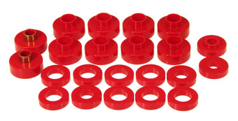 compare product Prothane 76-79 Jeep CJ5/CJ7 Body Mount 22 Bushing Kit - Red