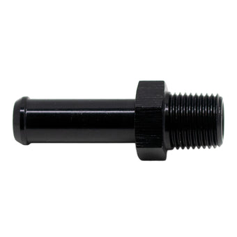 compare product DeatschWerks 1/8in NPT Male Thread 5/16in Hose Barb - Anodized Matte Black