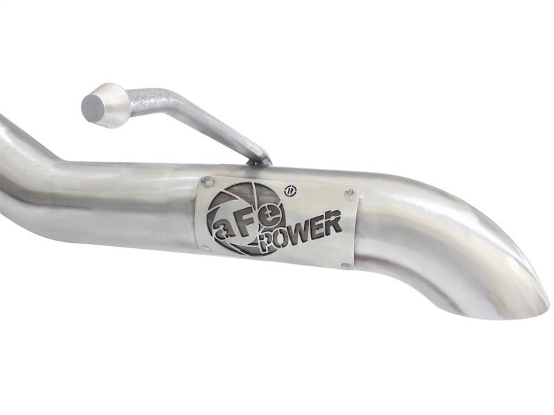 aFe MACHForce XP 2.5in SS - 409 Cat - Back Exhaust 07 - 16 Jeep Wrangler (JK) V6 - 3.6L/3.8L (2 - 4 Door) - My Store