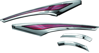 compare product Kuryakyn L.E.D. Saddlebag Accent Swoops 12-17 GL1800 Chrome