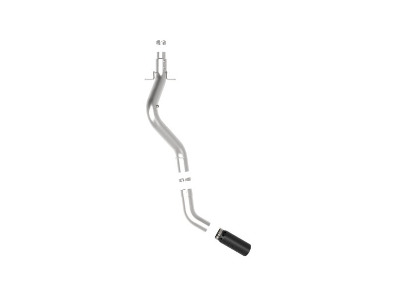 aFe Large Bore - HD 5 IN 409 SS DPF - Back Exhaust System w/Black Tip 20 - 21 GM Truck V8 - 6.6L - My Store