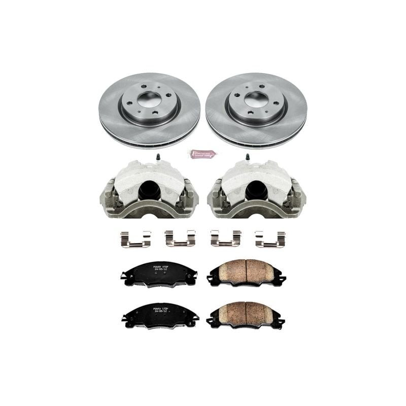 Power Stop 08 - 11 Ford Focus Front Autospecialty Brake Kit w/Calipers - My Store
