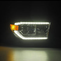 AlphaRex 07 - 13 Toyota Tundra / 08 - 17 Sequoia NOVA LED Proj HL Chrome w/Actv Light Seq. Sig + DRL - My Store