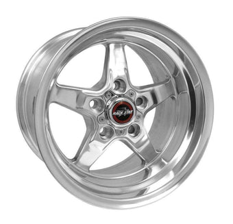 compare product Race Star 92 Drag Star 15x10.00 5x4.50bc 6.25bs Direct Drill Polished Wheel