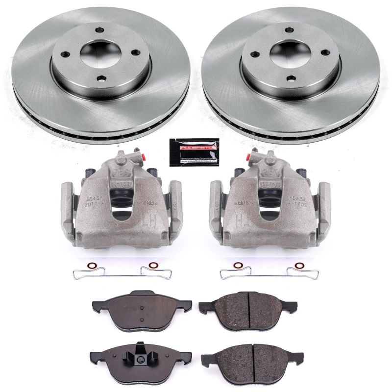 Power Stop 05 - 07 Ford Focus Front Autospecialty Brake Kit w/Calipers - My Store