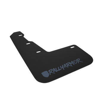 compare product Rally Armor 15-21 Subaru WRX/STI Black Mud Flap Grey Altered Font Logo