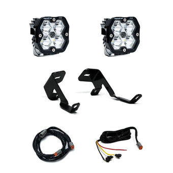 compare product Baja Designs 15-20 Ford F-150 / 17-20 Ford Raptor Squadron Pro 2.0 A-Pillar Kit (Spot) - Clear