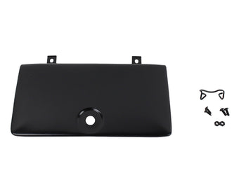 compare product Kentrol 72-86 Jeep CJ Glove Box Door Use with OE Key Lock - Powdercoat Black