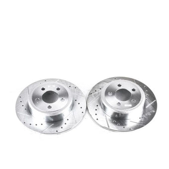 compare product Power Stop 05-19 Chrysler 300 Rear Evolution Drilled & Slotted Rotors - Pair