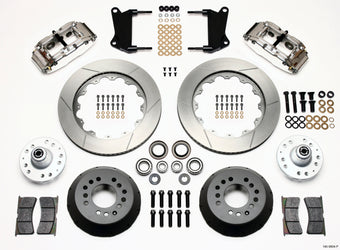 compare product Wilwood Narrow Superlite 6R Front Hub Kit 14.00in Polished 67-69 Camaro 64-72 Nova Chevelle