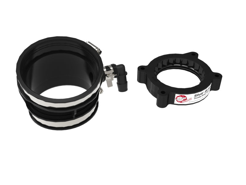 aFe 2020 Vette C8 Silver Bullet Aluminum Throttle Body Spacer / Works With aFe Intake Only - Black - My Store