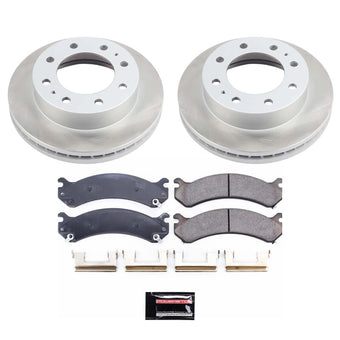 compare product Power Stop 07-10 GMC Sierra 3500 HD Front Semi-Coated Rotor Kit