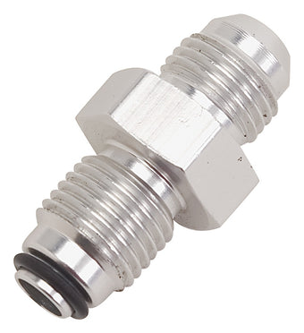 compare product Russell Performance -6 AN (male to 9/16in-18 O-ring seal) Power Steering Adapter. Clear anodized