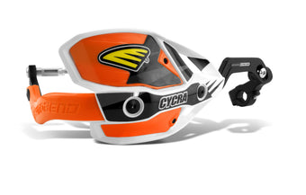 compare product Cycra CRM Ultra 1-1/8 in. Clamp w/White Shields/Orange Covers