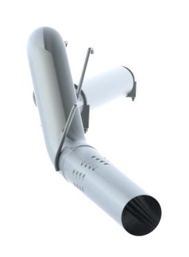 compare product MBRP F-250/350/450 6.4 L 5in Filter Back Single Side Exit No Muffler AL