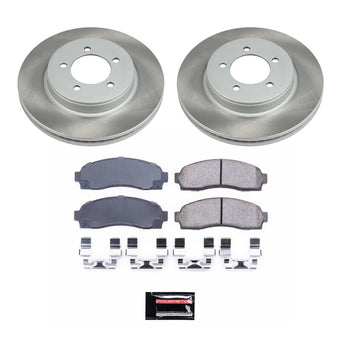 compare product Power Stop 02-05 Mercury Mountaineer Front Semi-Coated Rotor Kit