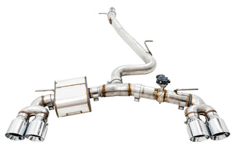 compare product AWE Tuning Volkswagen Golf R MK7.5 SwitchPath Exhaust w/Chrome Silver Tips 102mm