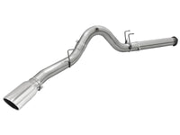 aFe Atlas Exhausts 5in DPF - Back Aluminized Steel Exhaust 2015 Ford Diesel V8 6.7L (td) Polished Tip - My Store