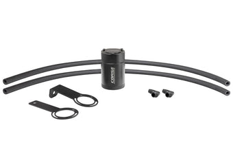 compare product Corsa 1/2in Universal 3 oz Aluminum Oil Catch Can with Mounting Brackets