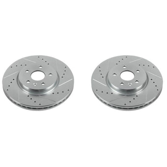 compare product Power Stop 13-16 Chevrolet Trax Front Evolution Drilled & Slotted Rotors - Pair