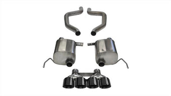 compare product Corsa 2017-2019 Chevy Corvette Z06 3in Axle Back Exhaust Black Quad 4.5in Tip (Xtreme)