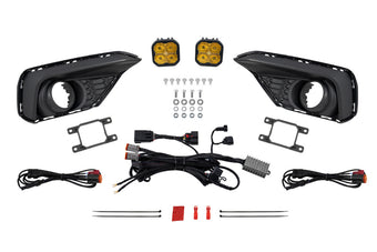 compare product Diode Dynamics 2026 Ford Mustang EcoBoost SS3 Add-On Fog Lamp Kit Yellow Sport