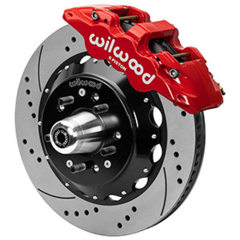 Wilwood Aero6R/ST Front Big Brake Kit 14in D/S Red Powder Coat 79 - 88 Chevrolet Monte Carlo - My Store