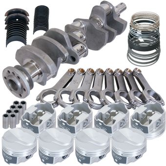 compare product Eagle Chevy 454 4.000in Crank 6.135in H-Beam 18.3cc Dome 4.350in Pistons Rotating Assembly