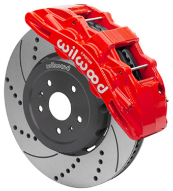 compare product Wilwood SX6R Big Brake Dynamic Front Brake Kit 15in Drilled & Slotted Red 2020+ Chevy C8 Corvette