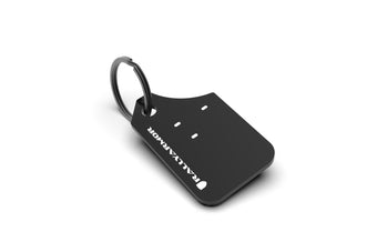compare product Rally Armor Mini UR Mud Flap Keychain - Black w/ White Logo