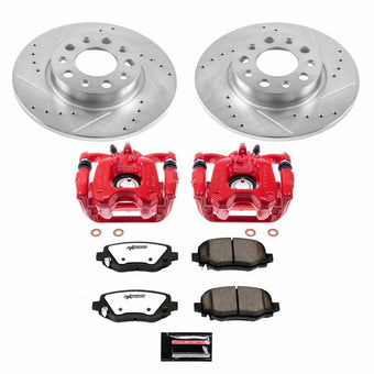 compare product Power Stop 16-18 Fiat 500X Rear Z36 Truck & Tow Brake Kit w/Calipers