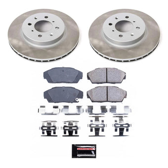 compare product Power Stop 90-93 Honda Civic Front Semi-Coated Rotor Kit