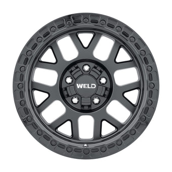 compare product Weld Off-Road W104 17X10 Cinch 6X135 6X139.7 ET-25 BS4.50 Satin Black / Gloss Black 106.1