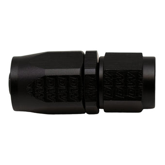 compare product DeatschWerks 6AN Female Swivel Strait Hose End CPE - Anodized Matte Black